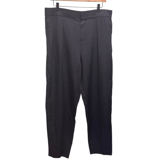 Chloe Black Wool Blend Trouser Pants Size 44 - Picture 1 of 14